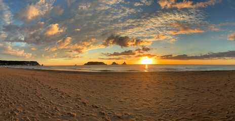 Panorama from sunrise at L'Estartit