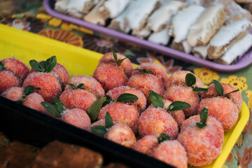 Traditional Serbian and Croatian Breskvice – Peach Shaped Cookie biscuits