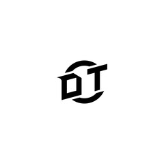 DT Premium esport logo design Initials vector © rudi