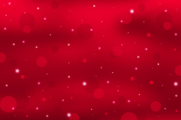 Christmas red background with lights.