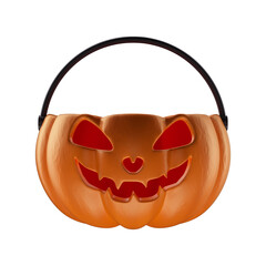 Halloween Pumpkin 3D Render