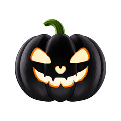 Halloween Pumpkin 3D Render