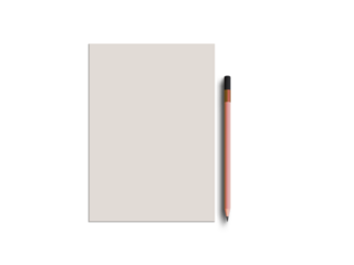 Minimal A4 file stationery mockup