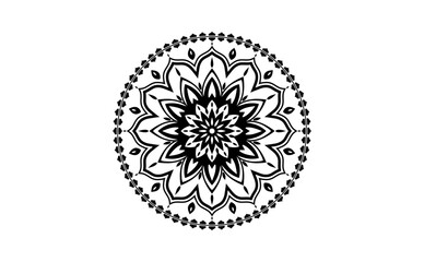 
Mandala  pattern Stencil doodles, Round ornament patterns for Henna, Mehndi, Tattoo, Coloring book page