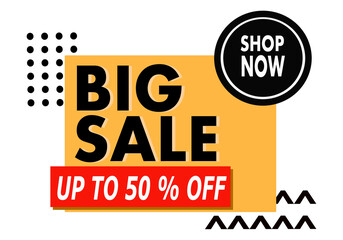 simple design for special discount promo, flash sale, event, or big sale