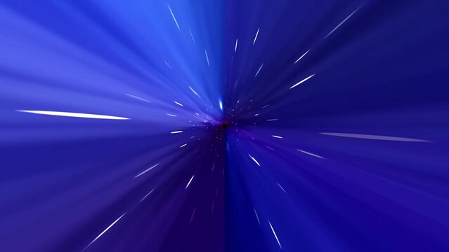 Light Speed Space Tunnel Background. Pseudo light speed space tunnel / speed lines effect. Seamless loop and this can be used as background for concepts , quantum leap, time travel.