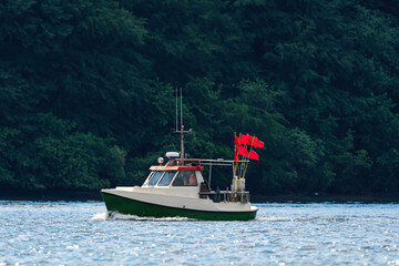 fishingboat in the sea