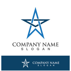 Obraz premium star vector icon template