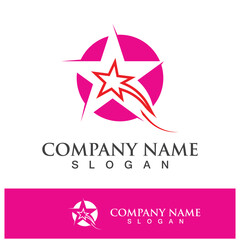 Obraz premium star vector icon template