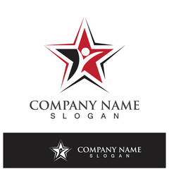 star vector icon template