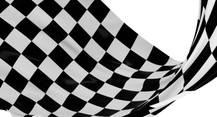 flag finish race sport 3d champion winner