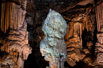 Dripstones in the cave