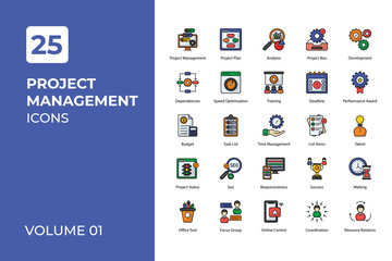 Project Management icons collection.
