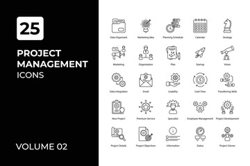 Project Management icons collection.