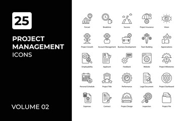 Project Management icons collection.