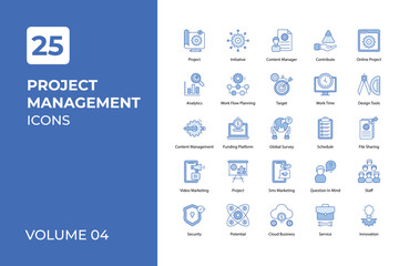 Project Management icons collection.