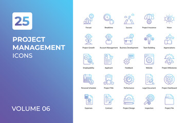 Project Management icons collection.