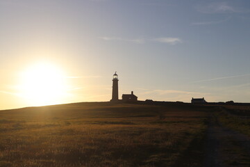 Fototapeta na wymiar sunset over the lighthouse
