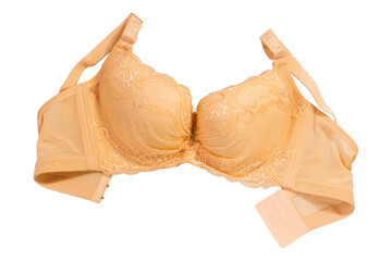 Comfortable beige casual bustier for women with large breasts