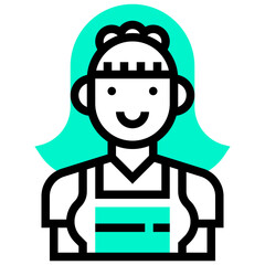 Charwoman icon