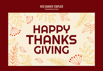 thanksgiving design for advertising, banners, leaflets and flyers