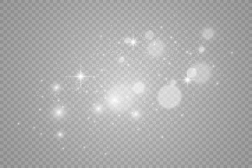 Brilliant gold dust vector shine. Glittering shiny ornaments for background. Vector illustration.