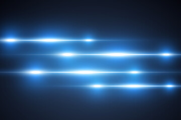 	
Glowing neon lines on a transparent background. Abstract digital design.	