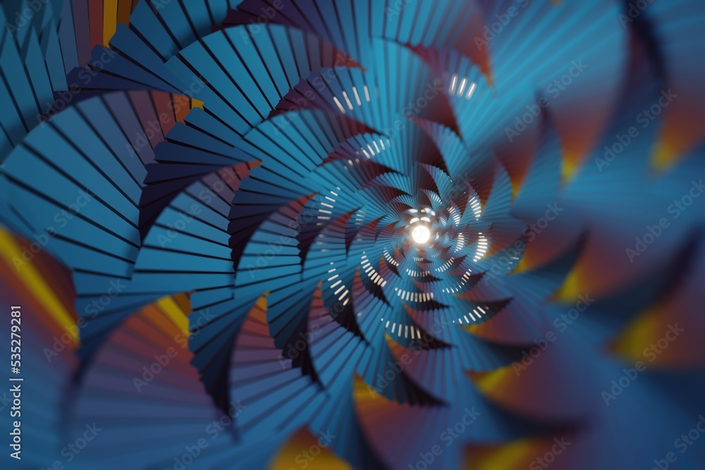 Poster wonderful abstract colourful geometric ratio background. starburst dynamic wave. 3d rendering illust