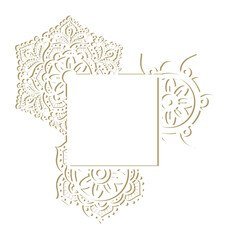 mandala ornamental pattern, vector art