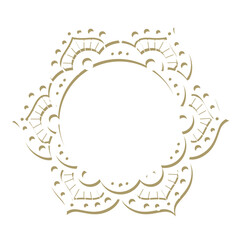 mandala ornamental pattern, vector art