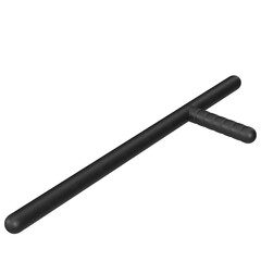 3d rendering illustration of a billy club baton