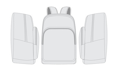 backpack vector design