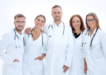 Fototapeta premium close up. a group of modern medics standing together