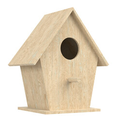 Obraz na płótnie Canvas 3d rendering illustration of a bird house