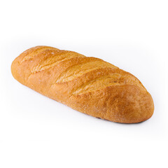 White bread isolated on a white background
