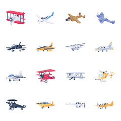Download isometric icon of aircraft 