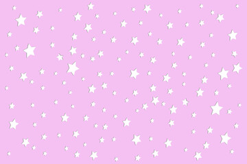 cute starry sky special pink background