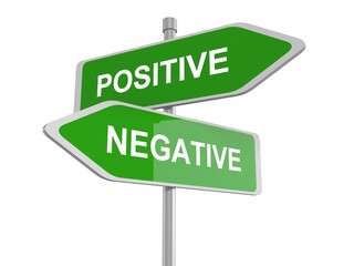 Positive and negative sign