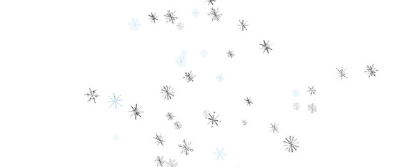 Christmas Card - Snowflakes Of Paper In Frame