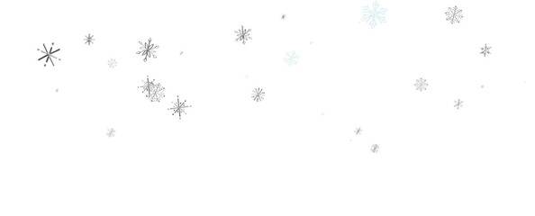 Snowflakes Falling On Snow - Winter Banner
