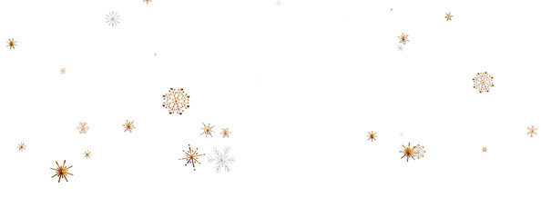 Snowflakes Falling On Snow - Winter Banner
