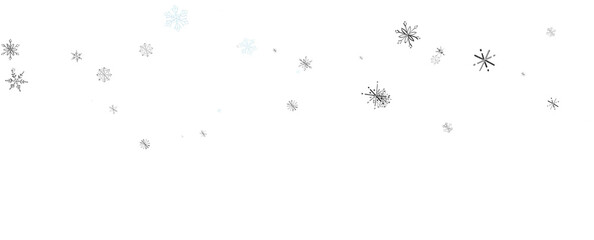 Snowflakes Falling On Snow - Winter Banner