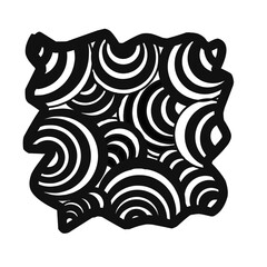 Vector symbol inspired artwork with bold geometric shapes, useful for web backgrounds, poster art designs, magazine front pages, hi-tech prints, cover art.