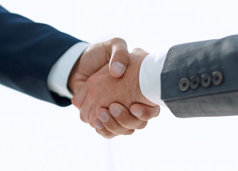 closeup.handshake of business partners