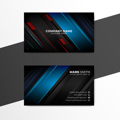 Stylish Business Card Design vector. Creative Business Card Template