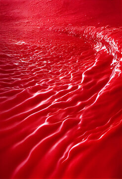 Red Water Surface