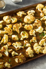 Homemade Roasted White Cauliflower