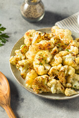 Homemade Roasted White Cauliflower