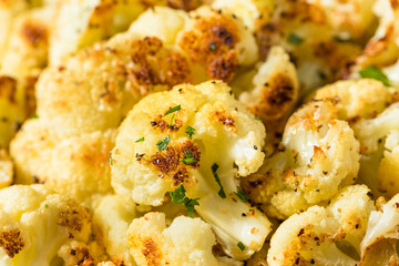 Homemade Roasted White Cauliflower