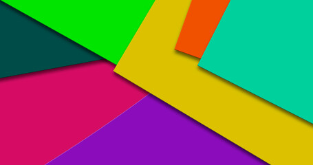 Beautiful abstract geometric layers for art banner concept. Minimal artworks